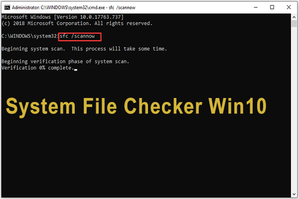 Run The System File Checker
