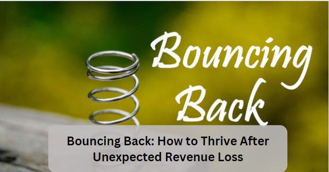Bouncing Back: How to Thrive After Unexpected Revenue Loss